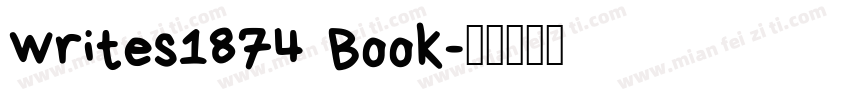 writes1874 Book字体转换